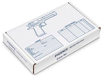 13 x 8 x 2" Evidence Box - Handgun S-20042