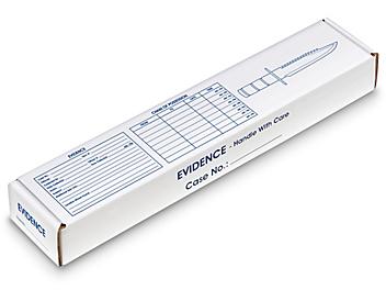 16 x 3 x 2" Evidence Box - Knife S-20043