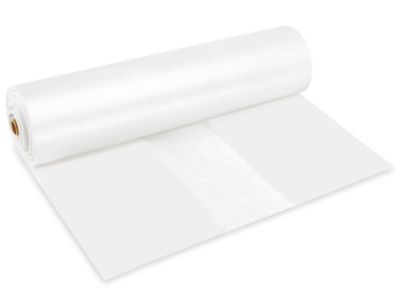 Rip Proof Poly Sheeting, Fire Retardant, 10ft x 100ft, White, Roll, FRW10100