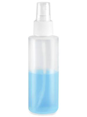 Clear Cylinder Spray Bottles - 4 oz S-21662 - Uline