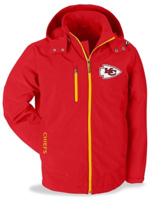 NFL Kansas City Chiefs ジャケット　アメフト　アウター NFL Soft Shell Coat - Kansas City Chiefs, XL S-20087KAN-X - ULINE
