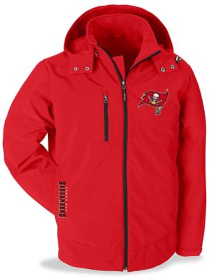 NFL Soft Shell Coat - Tampa Bay Buccaneers, Large S-20087TAM-L - Uline