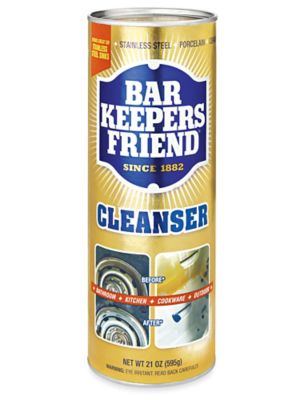 Bar Keepers Friend Limpiador suave de fórmula premezclada, juego de 2  unidades