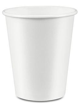 Uline Paper Hot Cups - 8 oz, White S-20104W