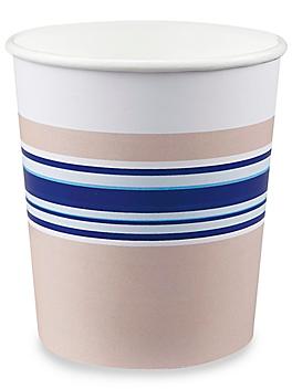 Uline Paper Hot Cups - 10 oz, Stripe S-20105S
