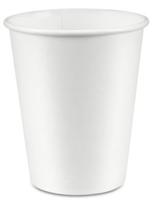 Uline Paper Hot Cups - 12 oz, White