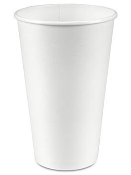 Uline Paper Hot Cups - 16 oz, White S-20107W