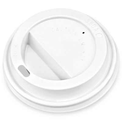 Double-Wall Paper Cup Lids - 8 oz S-20113