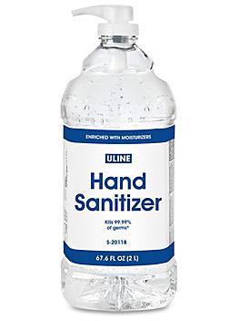 Uline Gel Hand Sanitizer - 68 oz Jumbo Dispenser S-20118