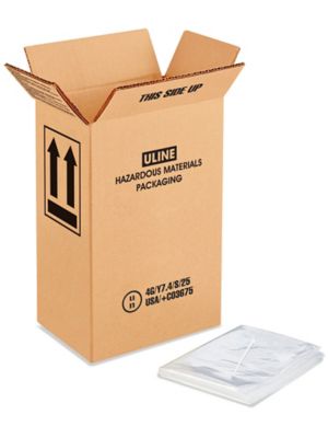 1 x 1 Gallon F-Style Can Shippers - No Cans S-20122 - Uline