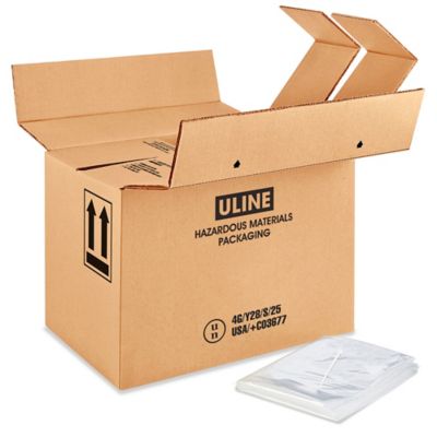 Emballage d'expédition pour 4 contenants de style F de 1 gallon – Sans contenant