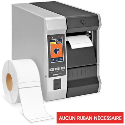 Industrial Direct Thermal Labels - 4 x 6" with 3/4" Tab S-20140