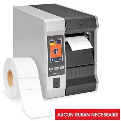 Industrial Direct Thermal Labels - 4 x 6" with 2" Tab S-20141