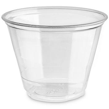 Dixie&reg; Crystal Clear Plastic Squat Cups - 9 oz S-20144