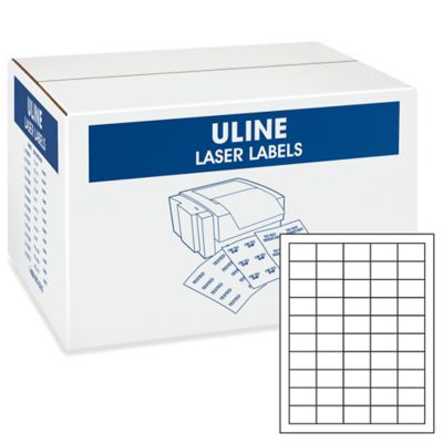 Uline Laser Labels Bulk Pack White 1 12 X 1 S 20185 Uline 5220