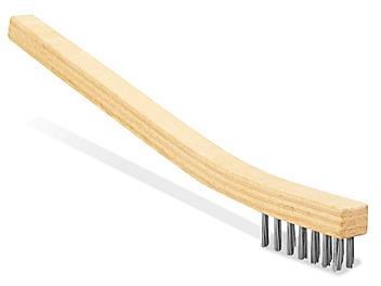Curved Handle Wire Brush - 1/2 x 7 3/4" S-20188