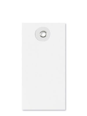  White Tyvek<sup>&reg;</sup> Tags - #2, 3 1/4 x 1 5/8"