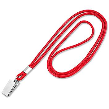 Standard Lanyard with Clip - Red S-20219R