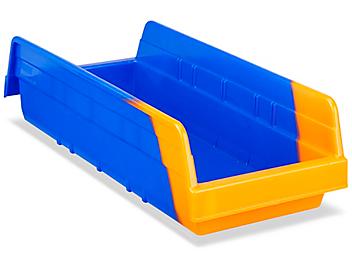 Indicator Bins with Divider - 7 x 18 x 4"