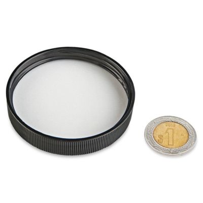 Paquete por Volumen de Tapas de Polipropileno Acanaladas - 58/400, Black S-20271B