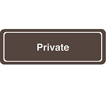 Door Sign - "Private" S-20286