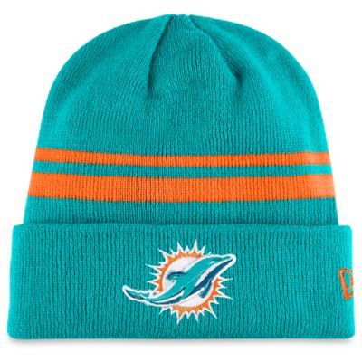 NFL Miami Dolphins Reversible Cuffless Knit Hat 