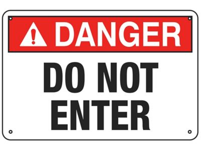 "Do Not Enter" Sign - Aluminum S-20307A