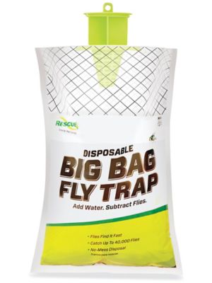 Raid Fly Trap (2-Pack), Outdoor Fly Trap, Disposable Fly Trap Bag, House  Fly Trap with Food-Based Attractant, Hanging Fly Bag, 2 Home Fly Trap Bags