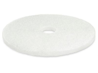 Tampon feutre de polissage blanc Ø125mm blanc, lot de 2