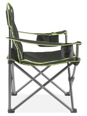 Camp Chair - Black and Lime S-20399BL - Uline