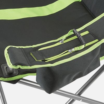 Camp Chair Black and Lime S 20399BL Uline