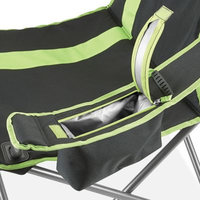 Camp Chair Black and Lime S 20399BL Uline