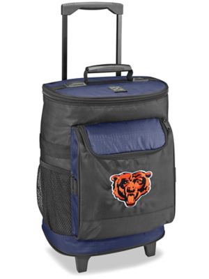 Cubs cooler on store wheels