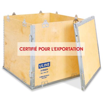 Wood Crate - 18 x 18 x 18" S-20434