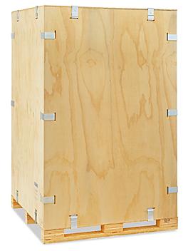 Heavy Duty Wood Crate - 48 x 48 x 80" S-20454