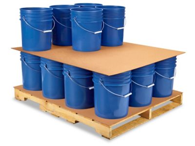 40 x 48 Plastic Corrugated Pads - Blue S-11311BLU - Uline
