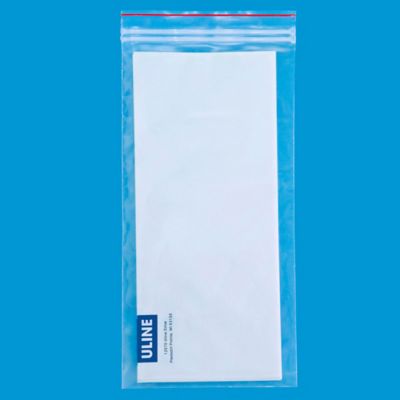 Minigrip® Red Line™ 2 x 3 Recyclable Bags with Write-on White