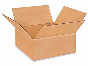 10 x 10 x 4" Lightweight 32 ECT Corrugated Boxes S-20460