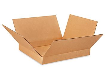 Boîtes de carton ondulé S-20479 – 18 x 18 x 2 po