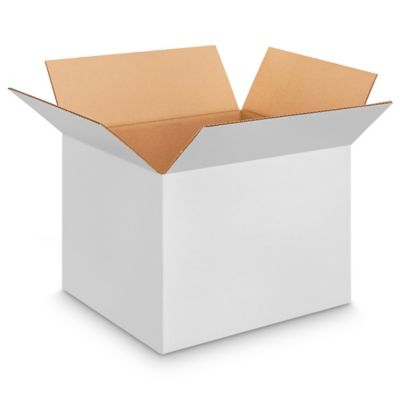 16 x 12 x 12" White Corrugated Boxes S-20487