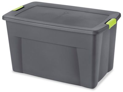 Sterilite 35 Gallon Storage Tote Box with Latching Container Lid, Gray (16  Pack), 1 Piece - Harris Teeter