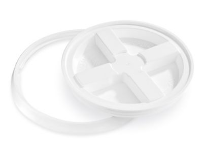 Gamma Seal Lid for 2 Gallon Plastic Pail - White