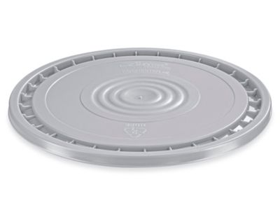 EZ Peel Lid for 3.5, 5, 6, and 7 Gallon Plastic Pail - Gray S-20541GR