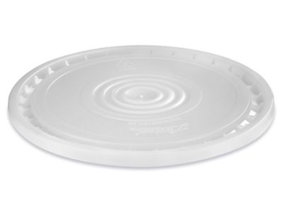 Couvercle facile à retirer pour seaux en plastique de 3,5, 5, 6 et 7 gallons – Naturel