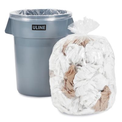 55 Gallon Trash Bags, (Value Pack 50 Count w/Ties) Extra Large