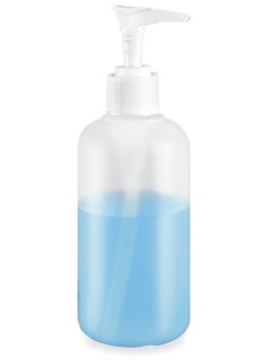 Boston Round Pump Bottles - 8 oz S-20552
