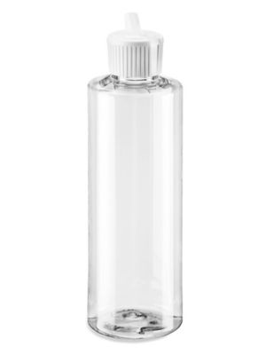 Plastic Squeeze Bottle w/ Flip top Bulk, 8oz