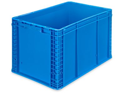 Straight Wall Container - 24 x 15 x 14 1/2", Blue S-20580BLU