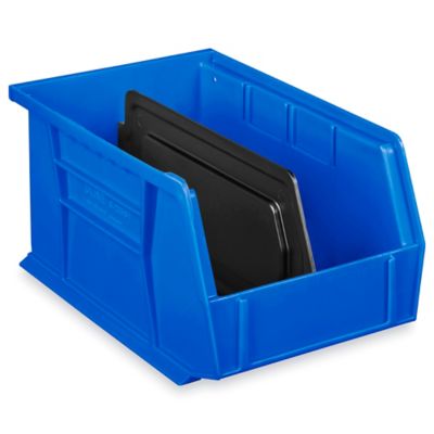 Blue Hawk Pair of Heavy Duty Stackable Storage Bins