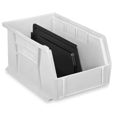 Plastic Stackable Bins - 9 1/2 x 6 x 5